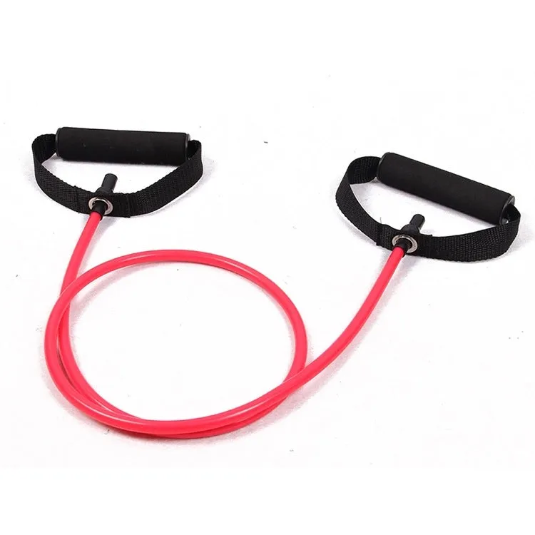 Fitness Exercise Resistance Bands Stretch Elastic Rope Workout Yoga Rally Muscle Training Exercise Rope, Size:5*10*1200mm, Random Color Delivery