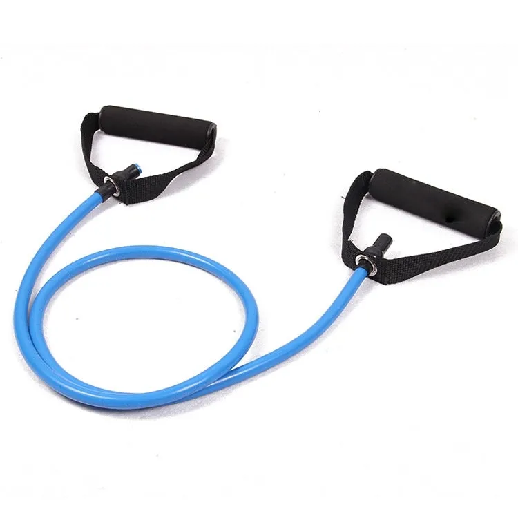 Fitness Exercise Resistance Bands Stretch Elastic Rope Workout Yoga Rally Muscle Training Exercise Rope, Size:5*10*1200mm, Random Color Delivery