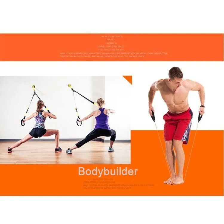 Fitness Exercise Resistance Bands Stretch Elastic Rope Workout Yoga Rally Muscle Training Exercise Rope, Size:5*10*1200mm, Random Color Delivery
