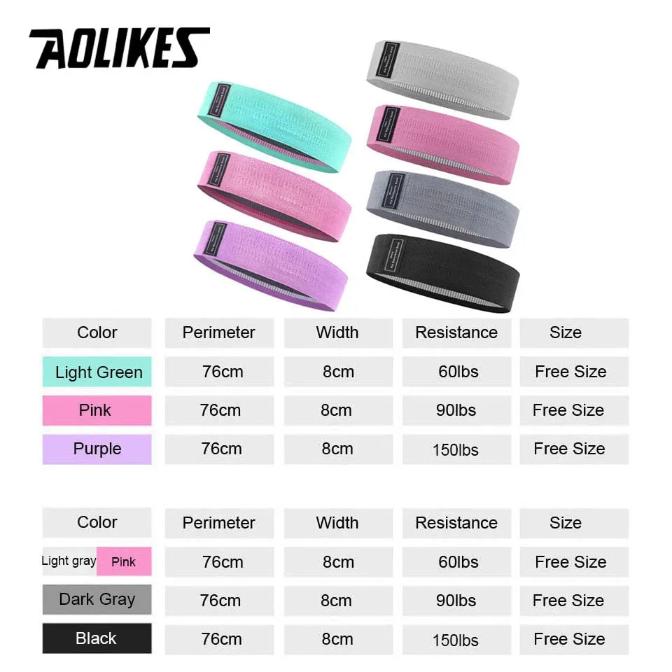 Fitness Rubber Band Elastic Yoga Resistance Bands Set