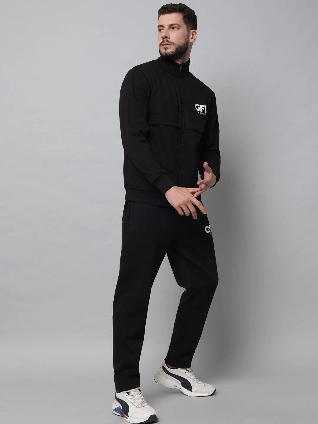GFL Logo Print  Zipper Tracksuit