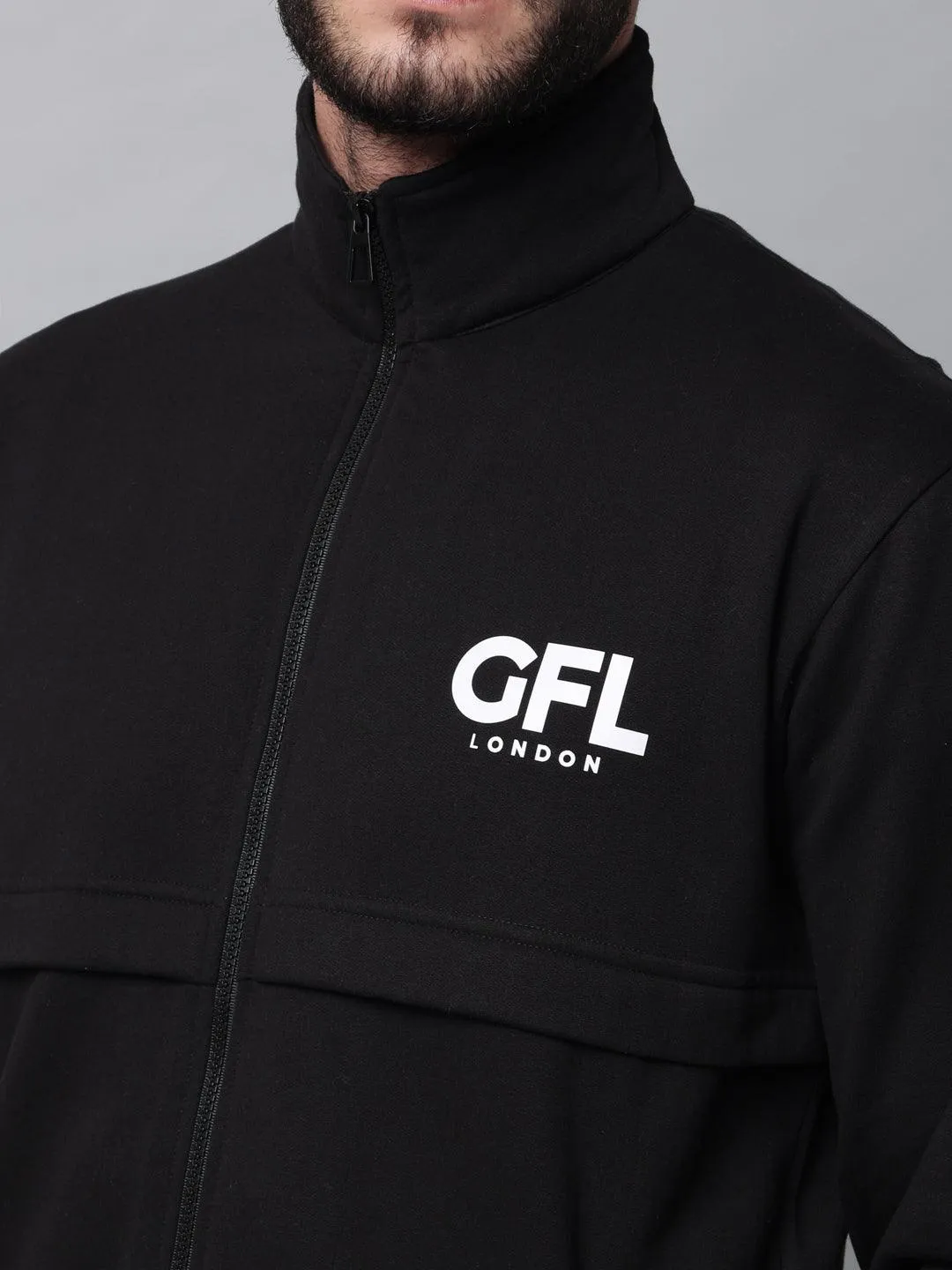 GFL Logo Print  Zipper Tracksuit