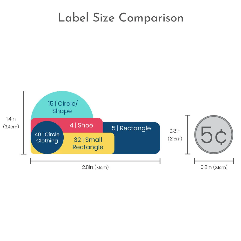 Gingham Daycare Labels Pack