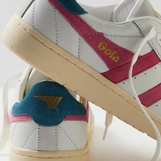 Gola Falcon White/Fluro Pink/Peacock