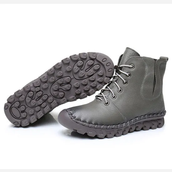 Hand-stitched Warm Velvet Winter Boots| Gift Shoes | 35-41