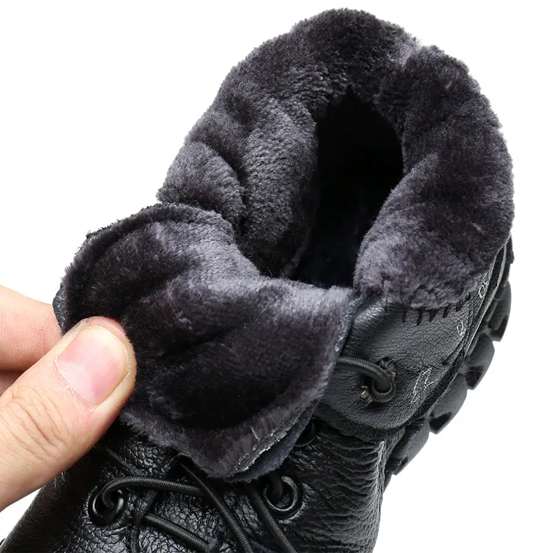 Hand-stitched Warm Velvet Winter Boots| Gift Shoes | 35-41