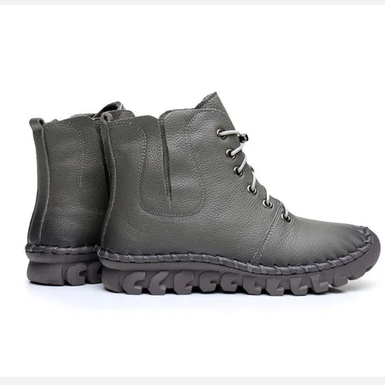 Hand-stitched Warm Velvet Winter Boots| Gift Shoes | 35-41