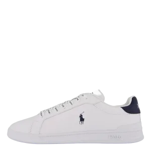 Heritage Court II Leather Sneaker White / Newport Navy PP