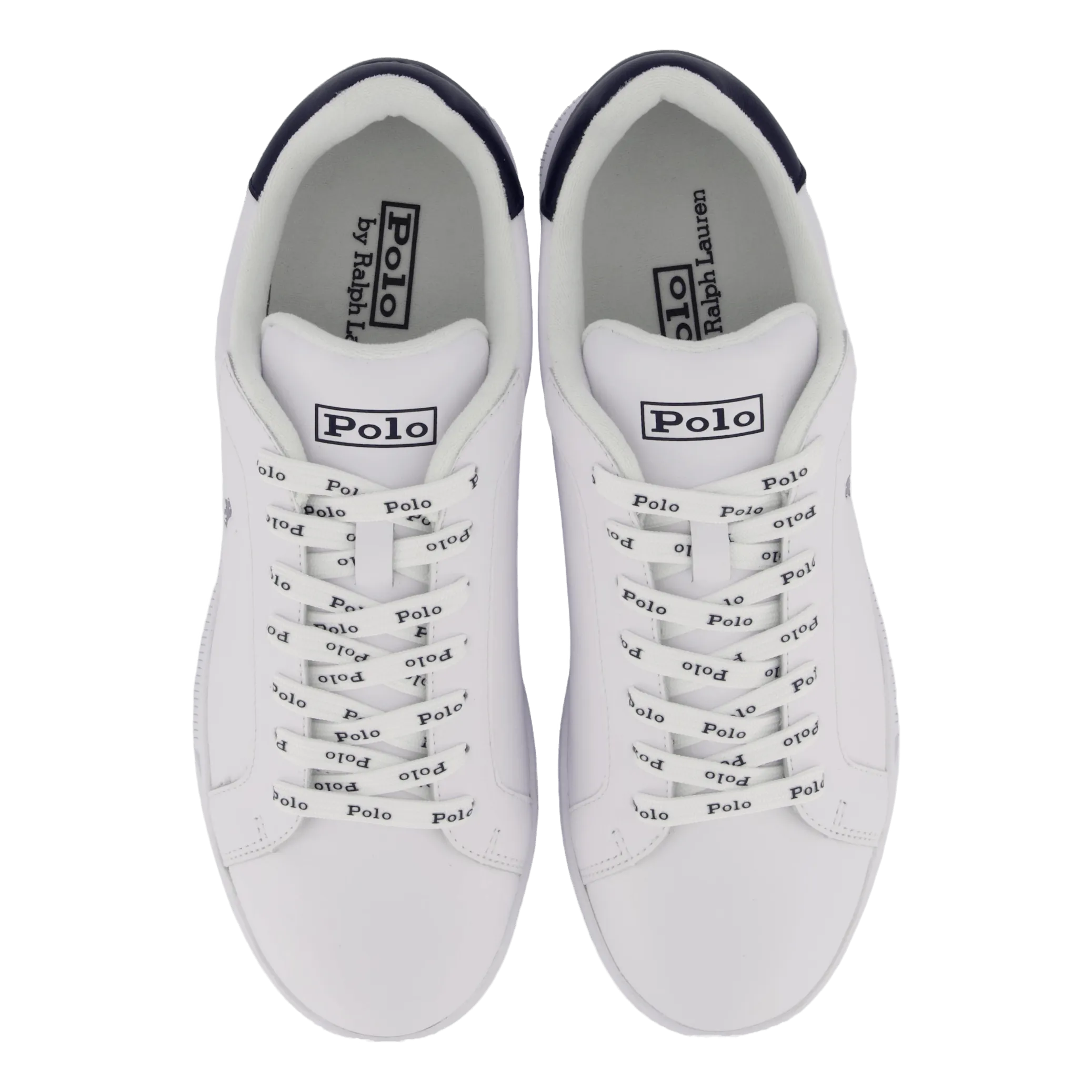 Heritage Court II Leather Sneaker White / Newport Navy PP