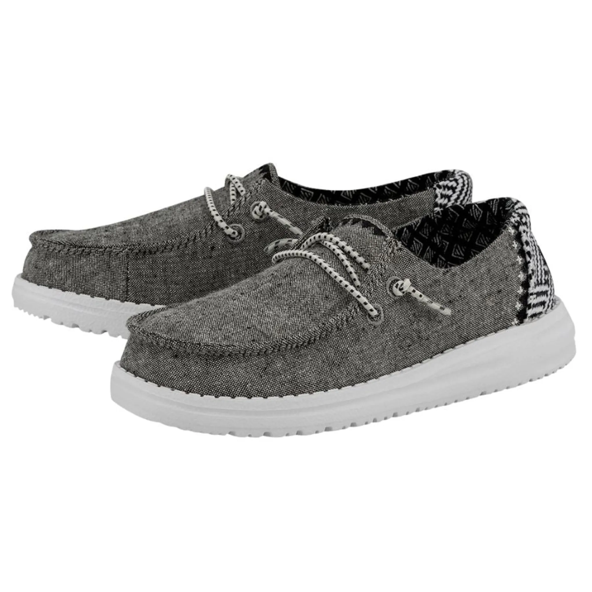 HEY DUDE KID'S WENDY CHAMBRAY ONYX - 4010109U
