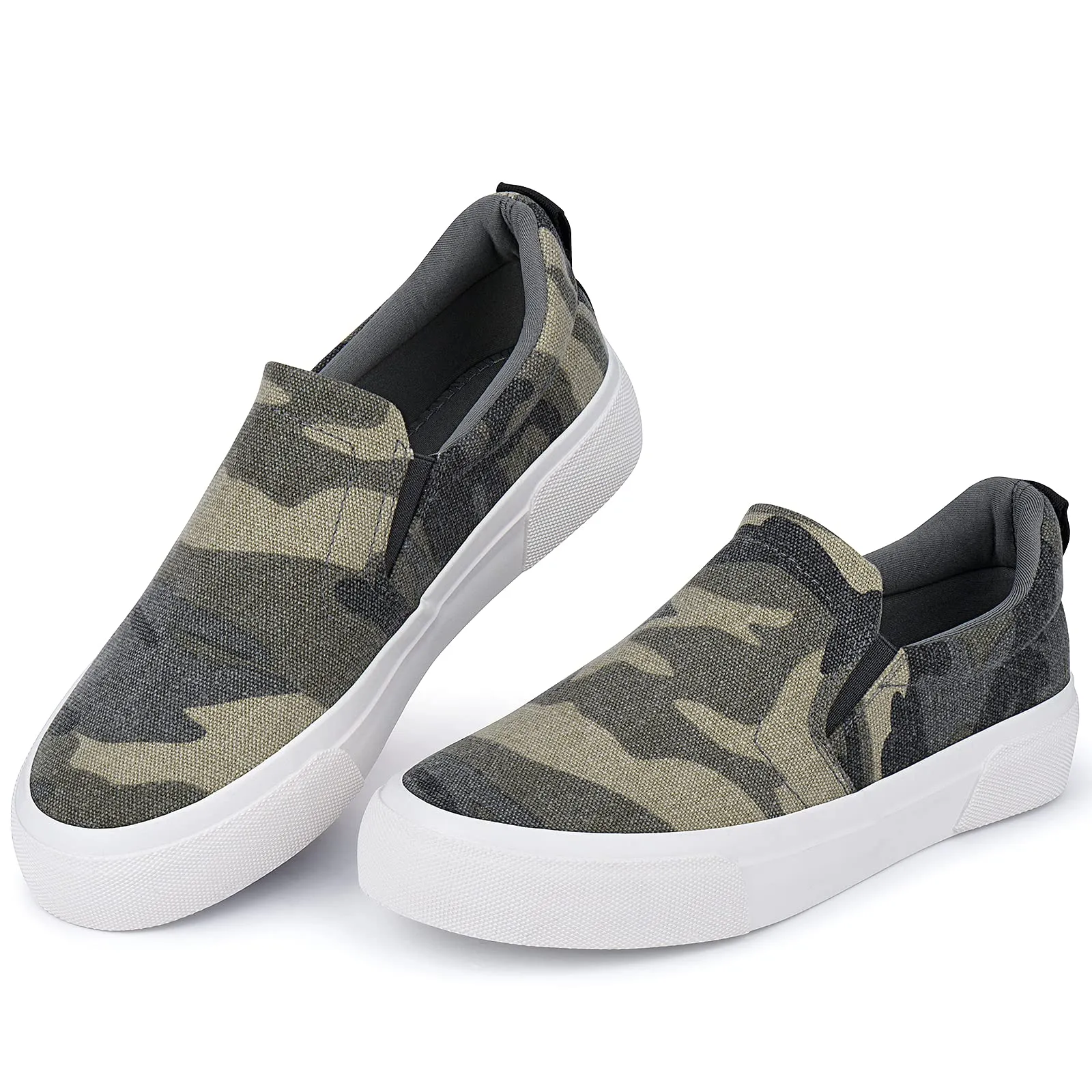 JENN ARDOR Women's Slip On Sneakers Fashion Flats Shoes Comfortable Casual Shoes for Walking