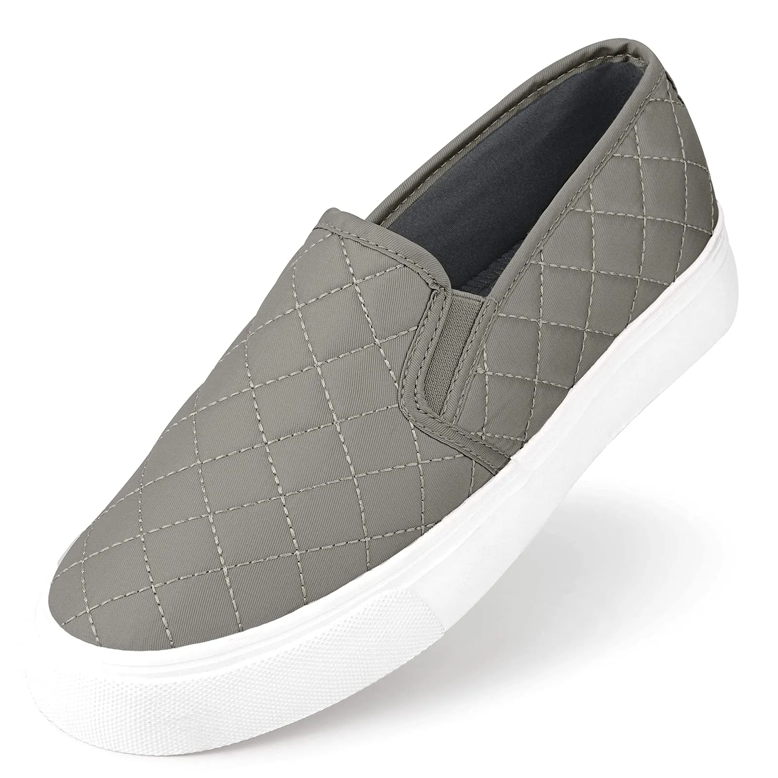 JENN ARDOR Women's Slip On Sneakers Fashion Flats Shoes Comfortable Casual Shoes for Walking