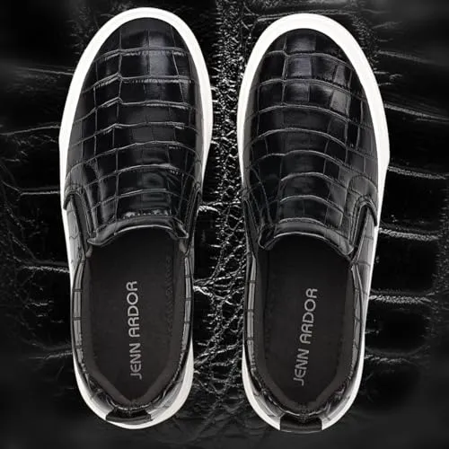JENN ARDOR Women's Slip On Sneakers Fashion Flats Shoes Comfortable Casual Shoes for Walking