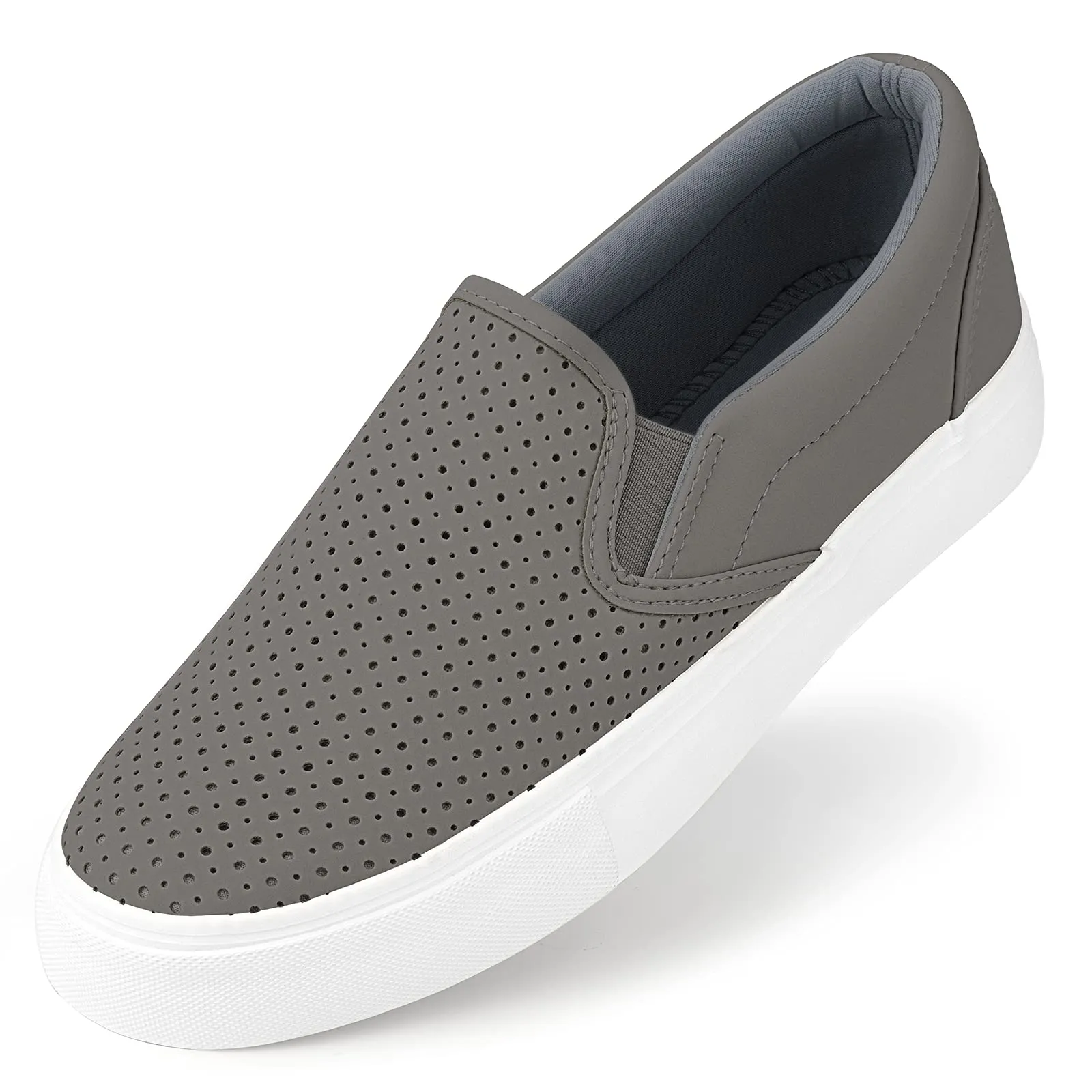 JENN ARDOR Women's Slip On Sneakers Fashion Flats Shoes Comfortable Casual Shoes for Walking