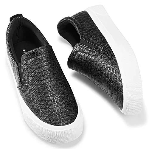 JENN ARDOR Women's Slip On Sneakers Fashion Flats Shoes Comfortable Casual Shoes for Walking