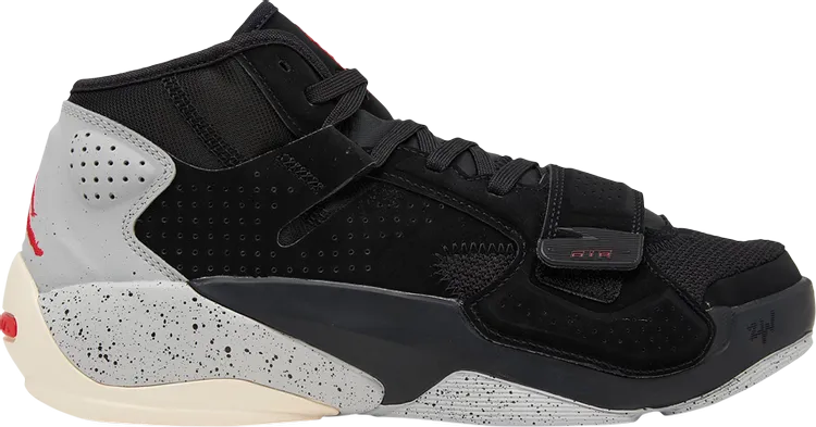 Jordan Zion 2 GS Black Cement sneakers, black