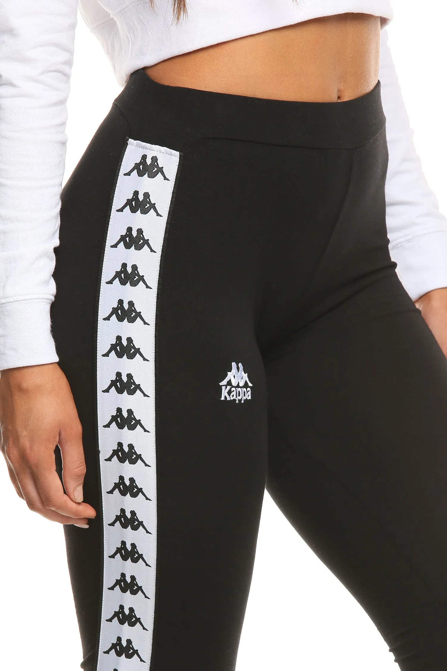 Kappa Women's Authentic Anen Leggings Black/White