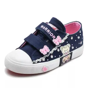 Kids Sneakers Bear Navy Blue - Sunshine