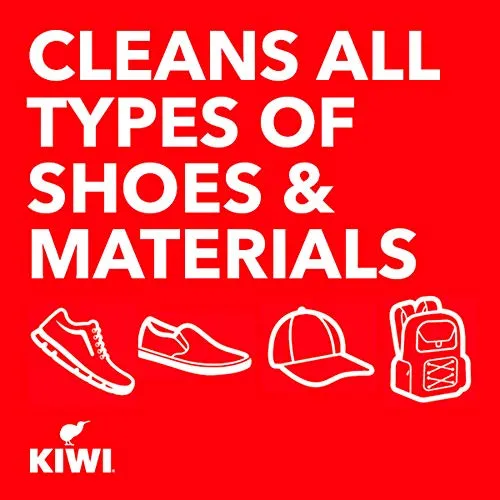 KIWI Quick Dry Shoe Cleaner | Use for Dirt on Sneakers, Tennis Shoes, Running Shoes and More | 5.5 Oz | Pack of 3