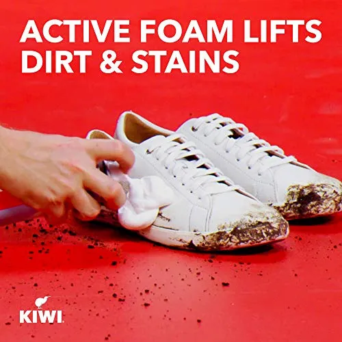 KIWI Quick Dry Shoe Cleaner | Use for Dirt on Sneakers, Tennis Shoes, Running Shoes and More | 5.5 Oz | Pack of 3