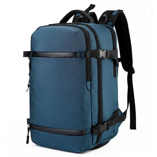 Large Men Laptop Backpack with USB Port Anti Theft