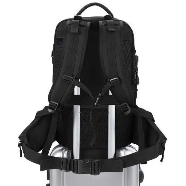 Large Men Laptop Backpack with USB Port Anti Theft