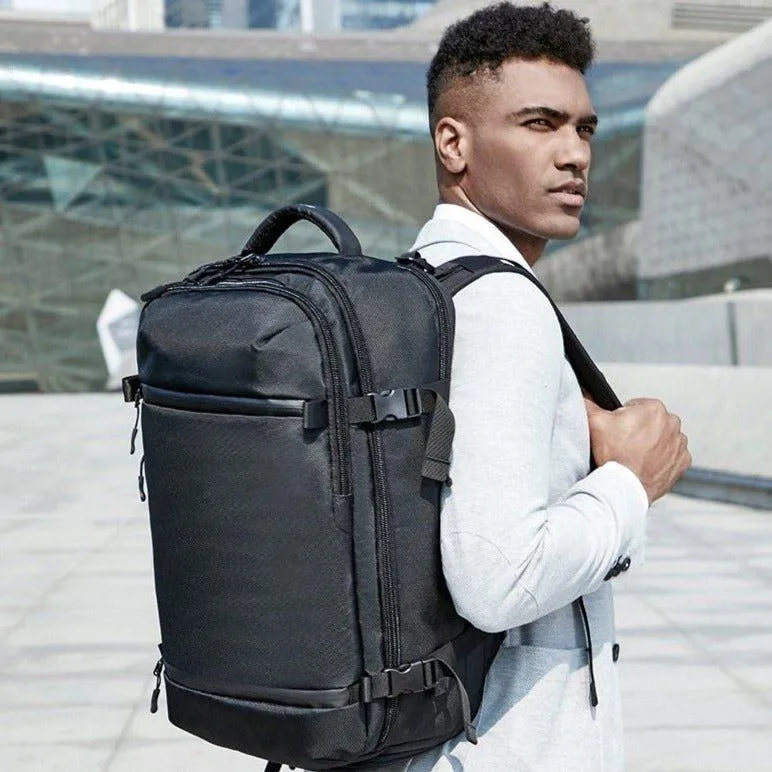 Large Men Laptop Backpack with USB Port Anti Theft