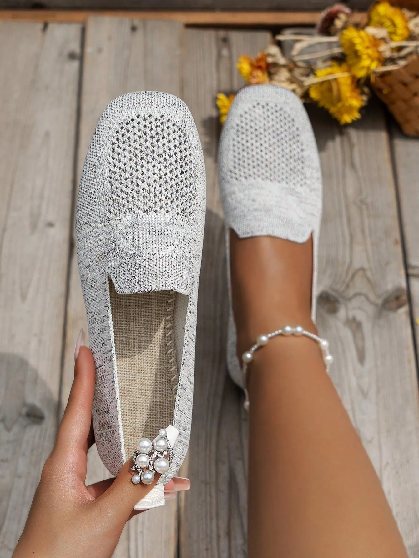 🔥Last Day 60% OFF - Women Comfortable Arch Support Non-Slip Flat Shoes
