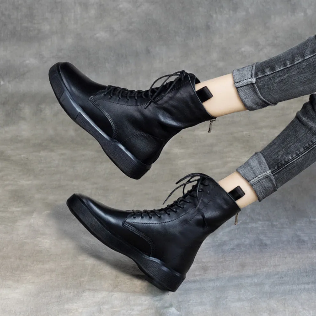 Leather Casual Martin Boots | Gift Shoes