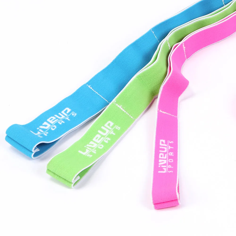 LiveUp Sports Resistance Band Light Color Blue, Size Large- LS3660