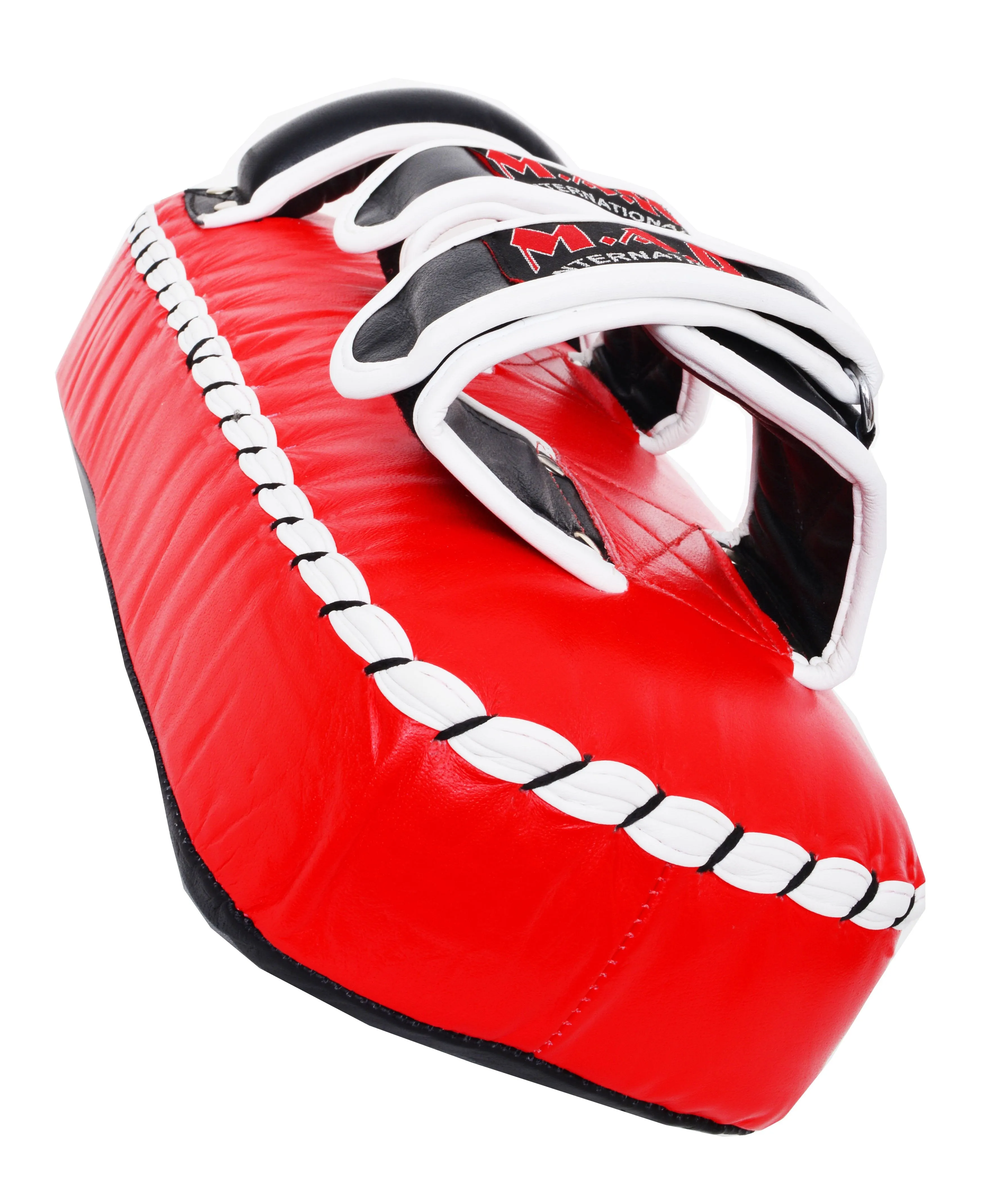 MAR-203 | Red Black IPPON Heavy Genuine Leather Thai Pad