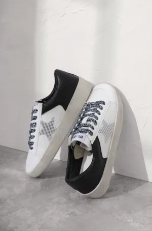 McKenzie Star Sneaker Black and White