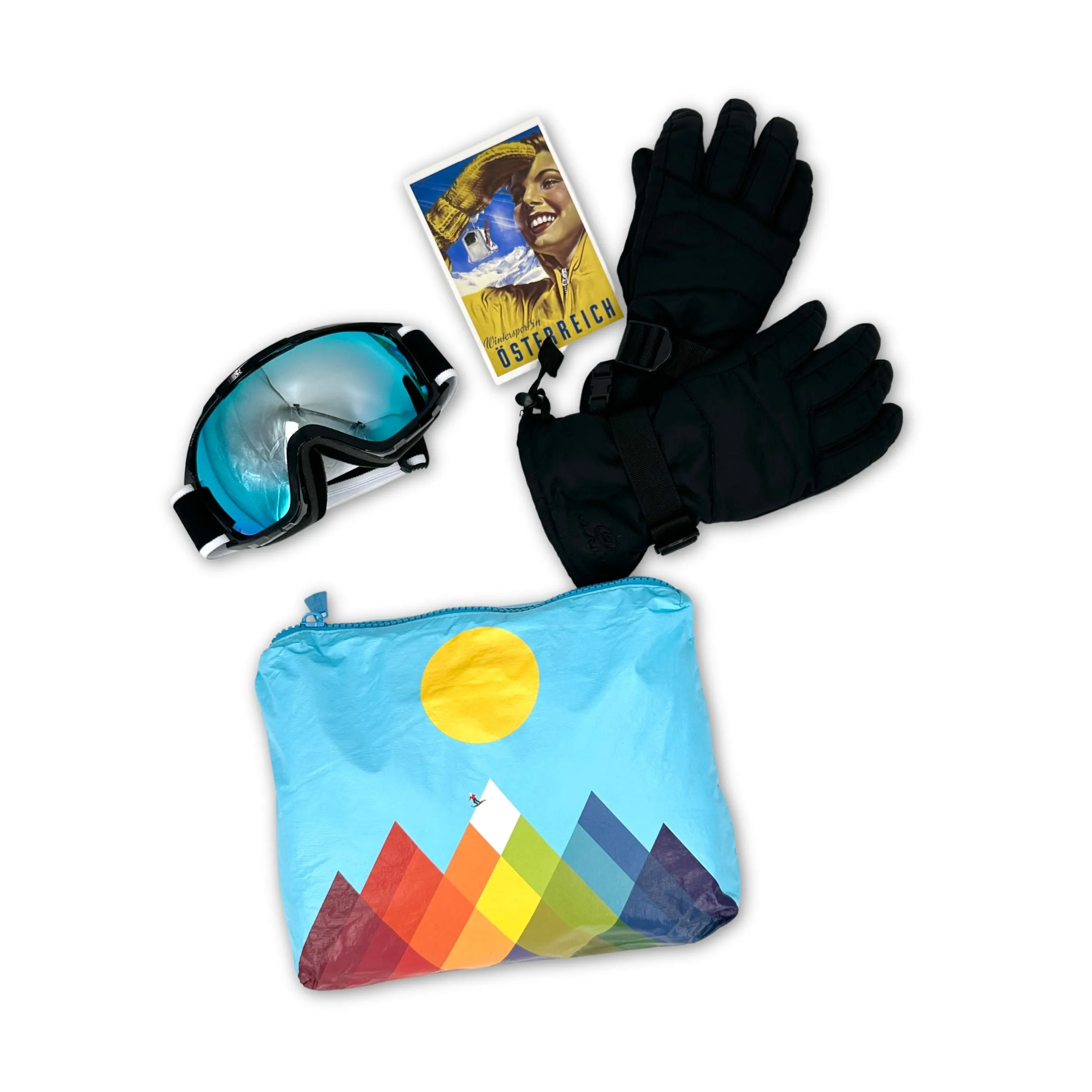 Medium Zipper Pack in Mountain Brights