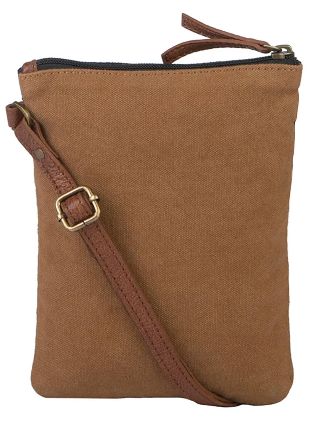 Mona B Small Messenger Crossbody Bag with Stylish Design for Girls and Women: Black