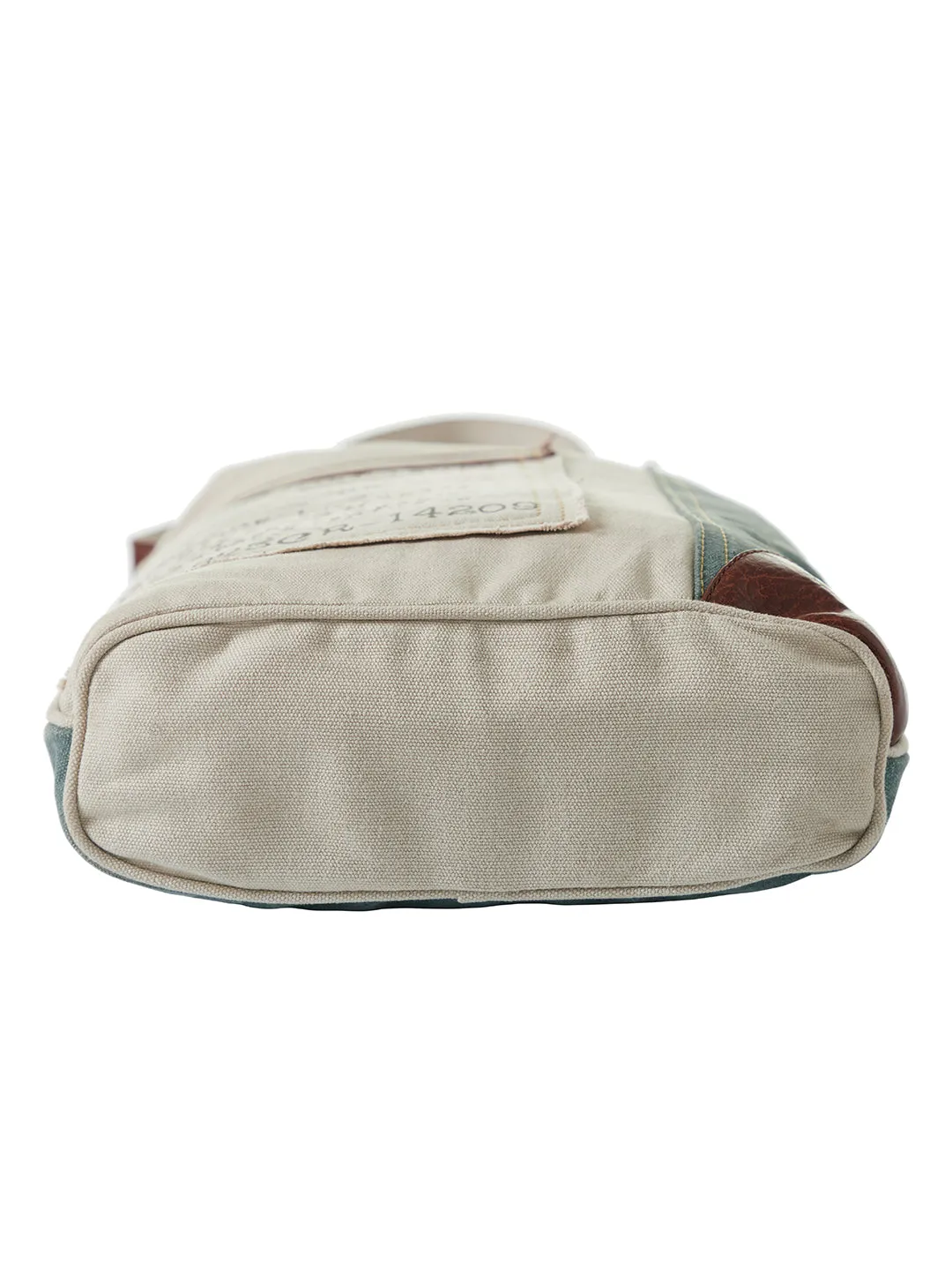 Mona B Women Canvas Messenger Crossbody Vintage Sling Bag (Identified Ice)