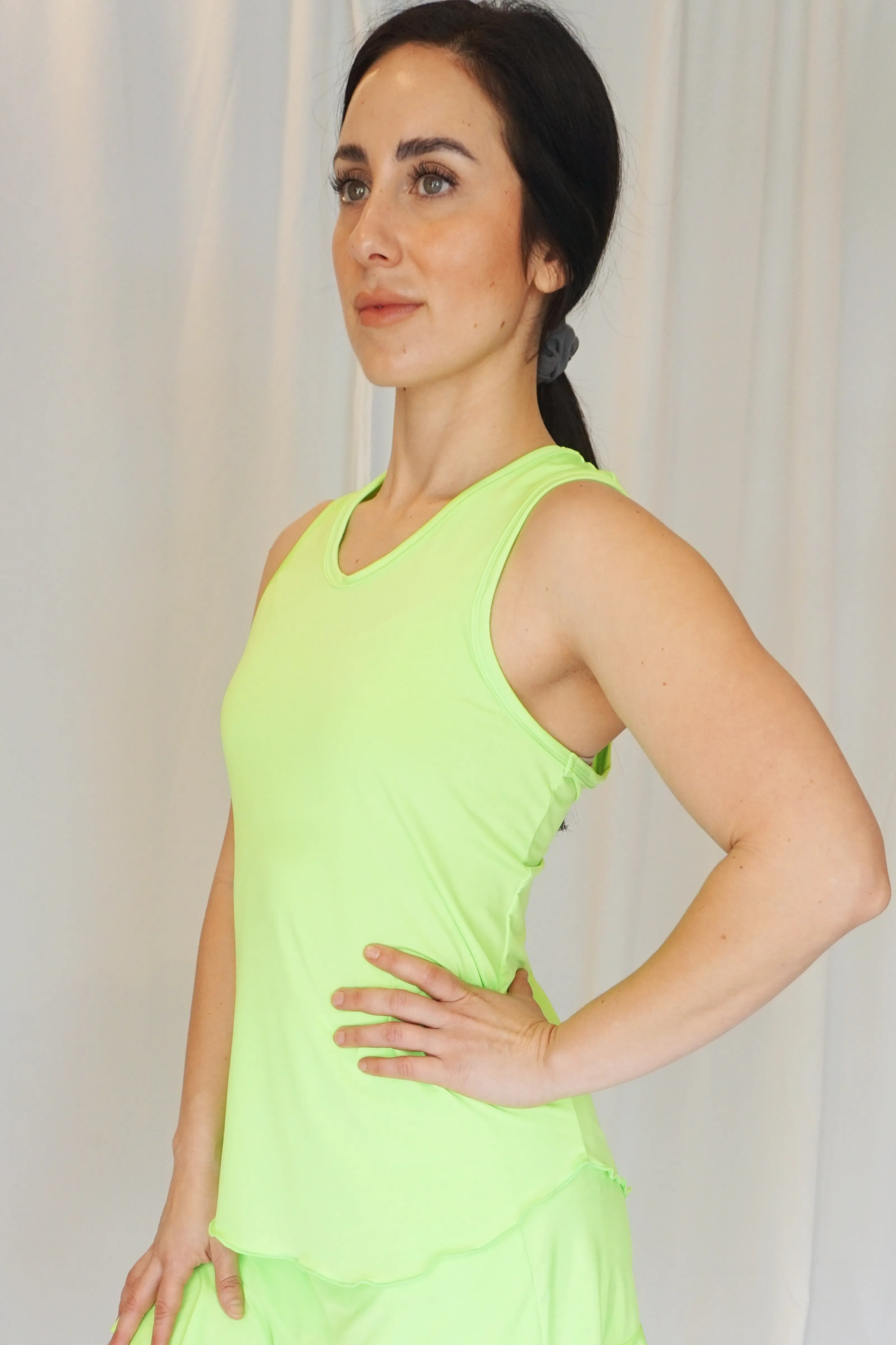 Neon Green Fitness Tank