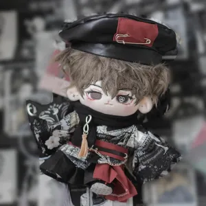 niannyyhouse 10cm 20cm Doll Clothes Hat Coat Skirt Belt Scarf Shoes Patterned Kimono Set Plush Toys Dress Up