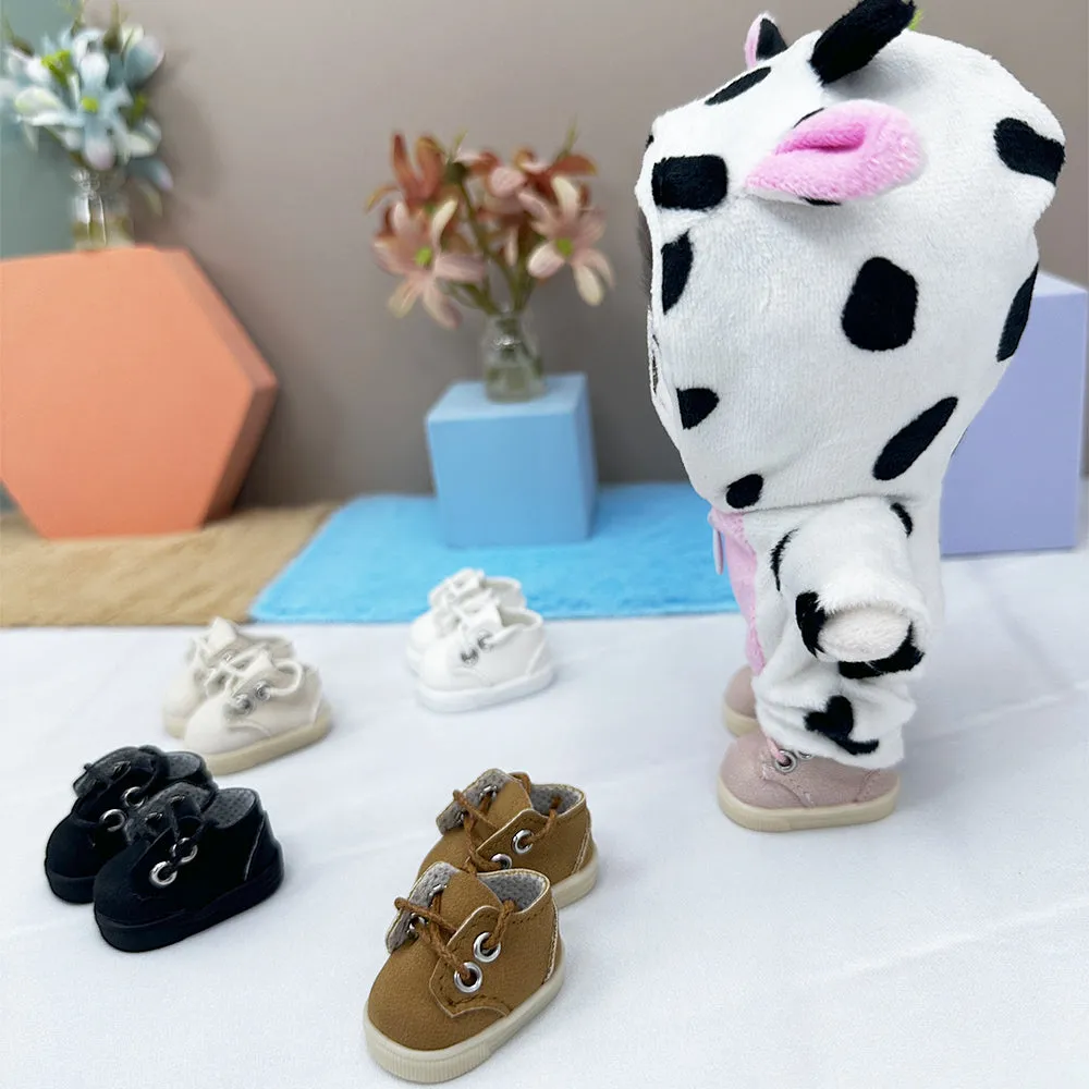 niannyyhouse 10cm Doll Shoes Length 3.8cm 4in Plush Doll Dress Up