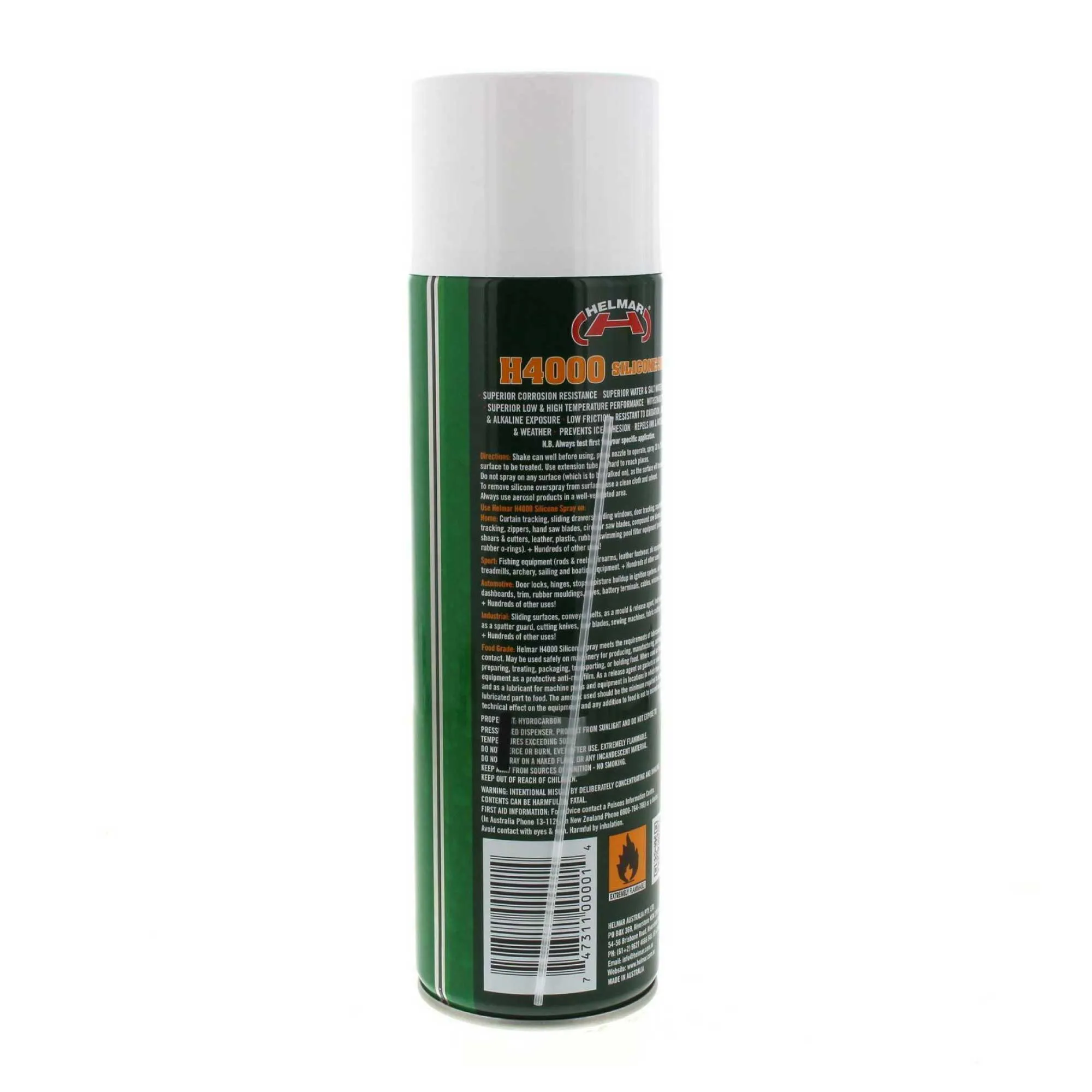 NNEDSZ 300g Helmar H4000 Silicone Spray Food Grade Lubricant Heavy Duty Lube Aerosol