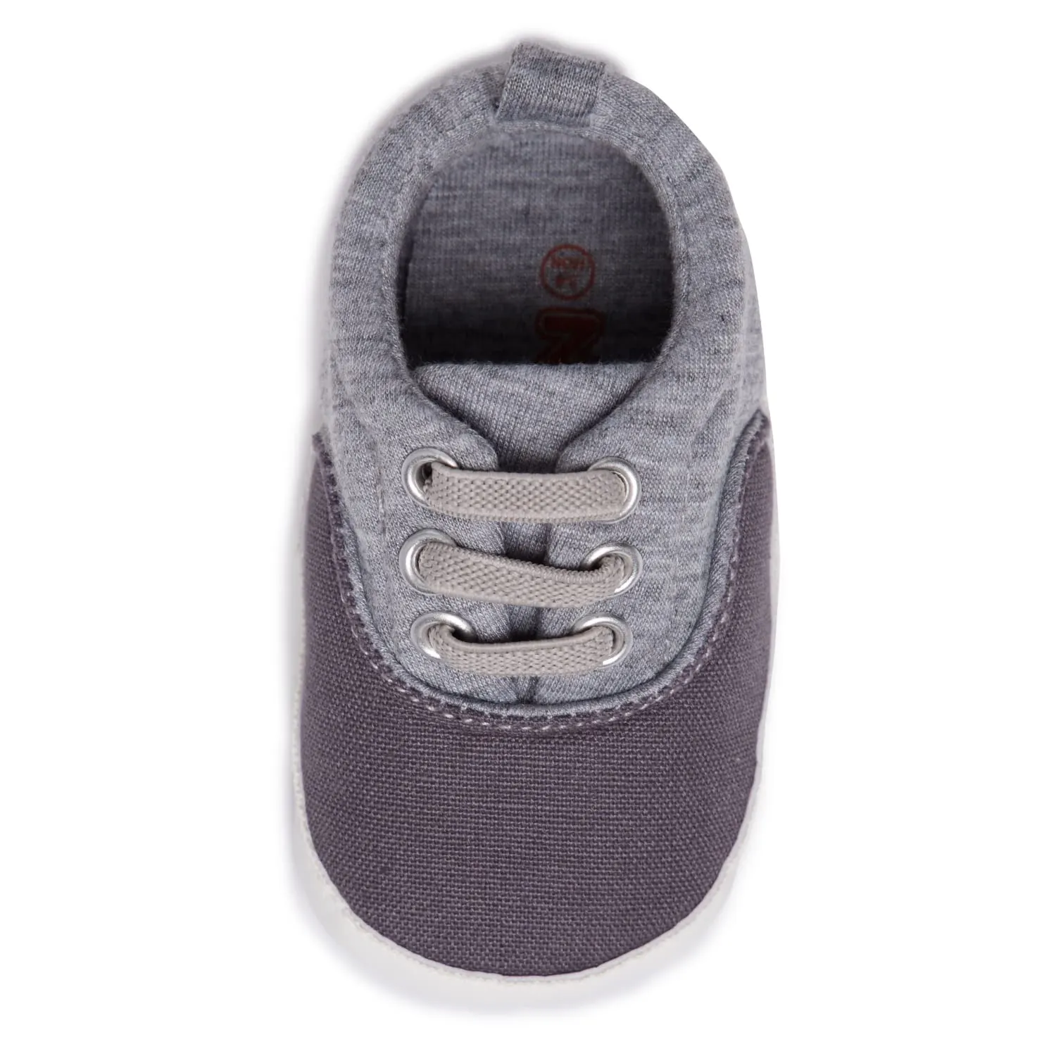 Nuby Baby Boys Soft Tennis Shoes with Non Slip Rubber Gripper Sole, Crib & First Walking Infant Sneakers