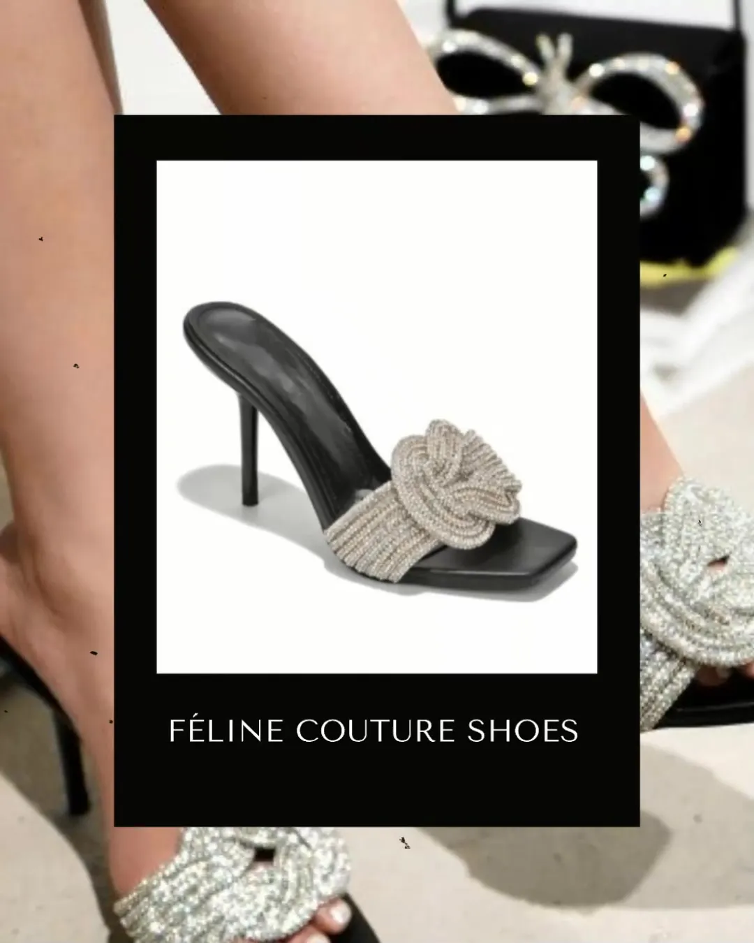 Oh U Fancy Huh Rhinestone Heel