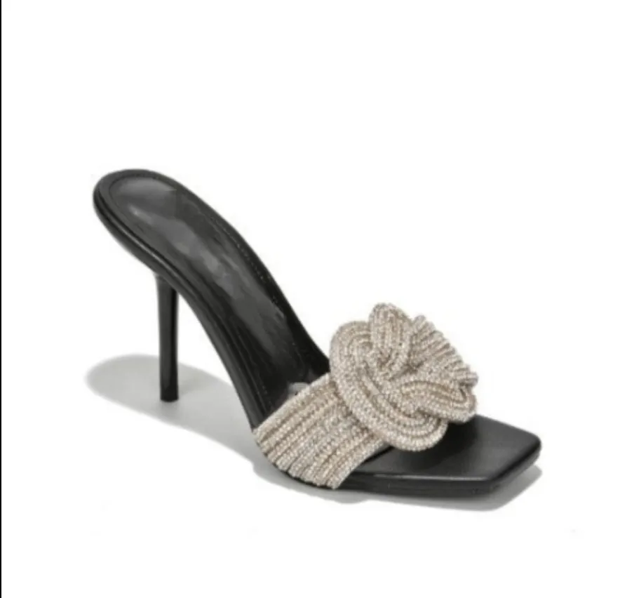Oh U Fancy Huh Rhinestone Heel