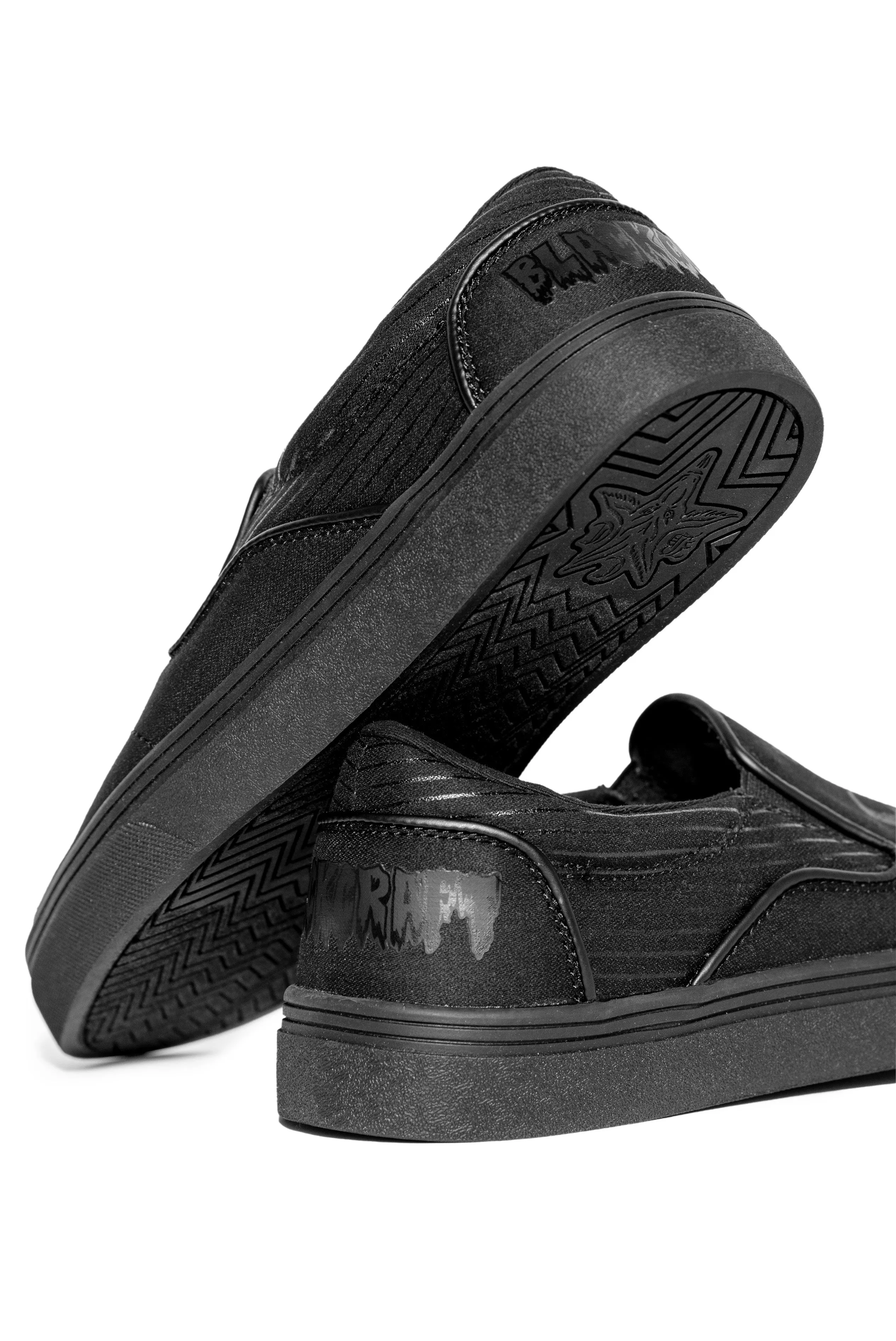 Ouija Black on Black Slip On Sneaker