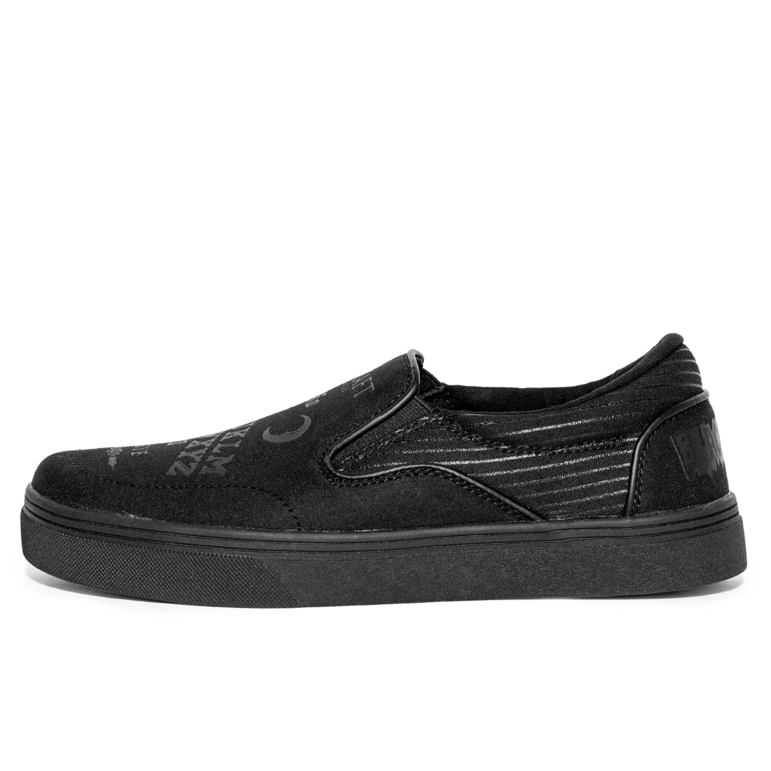 Ouija Black on Black Slip On Sneaker