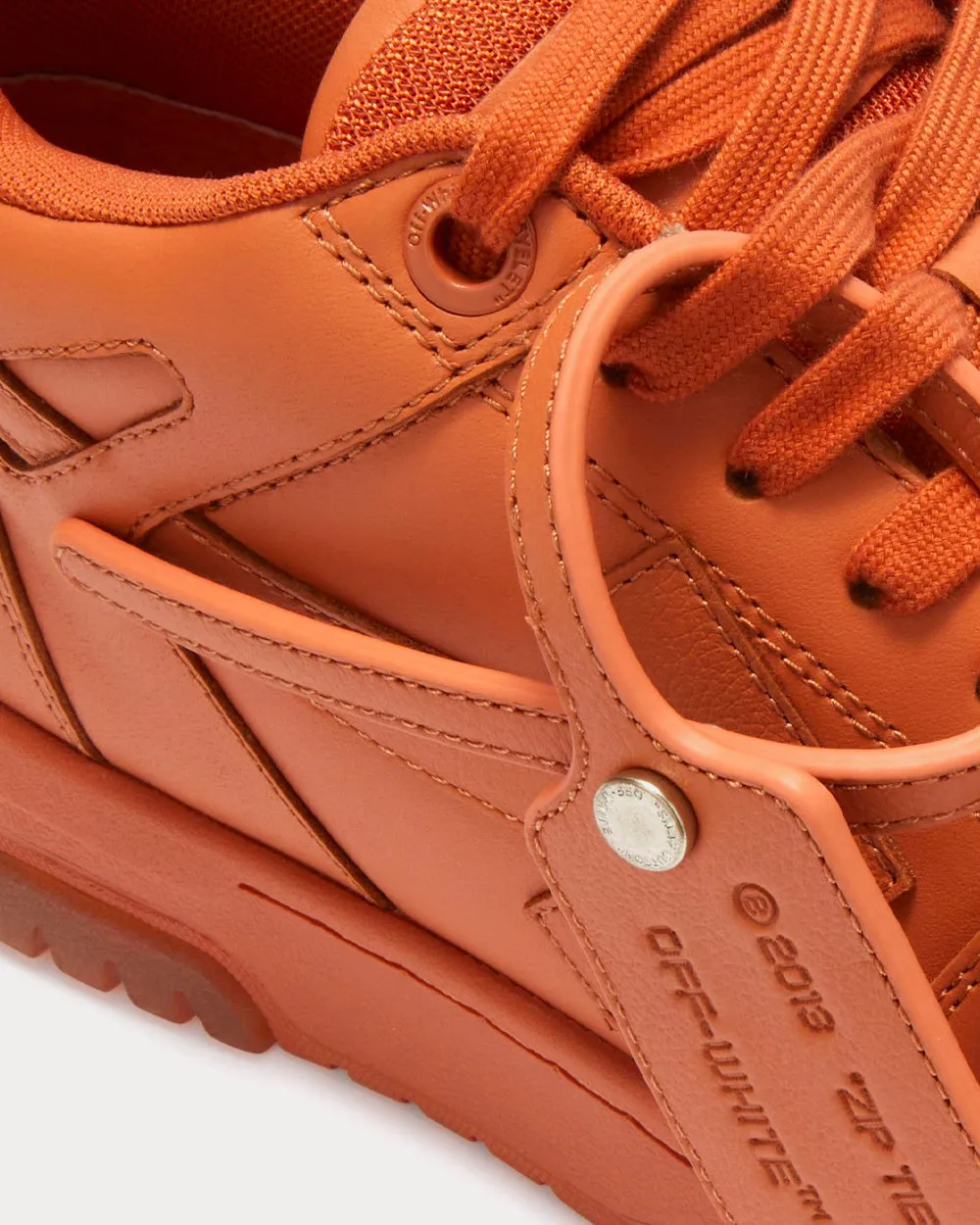Out Of Office "Ooo" Arrow Terracotta Low Top Sneakers