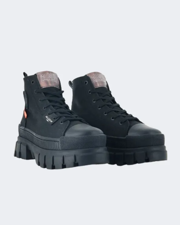 Palladium Revolt Hi Tx Women Lifestyle Boots Black 97242-010