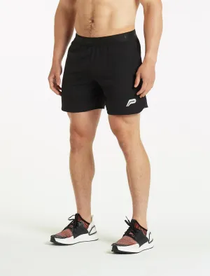 Performance Mid-Rise Shorts - Black