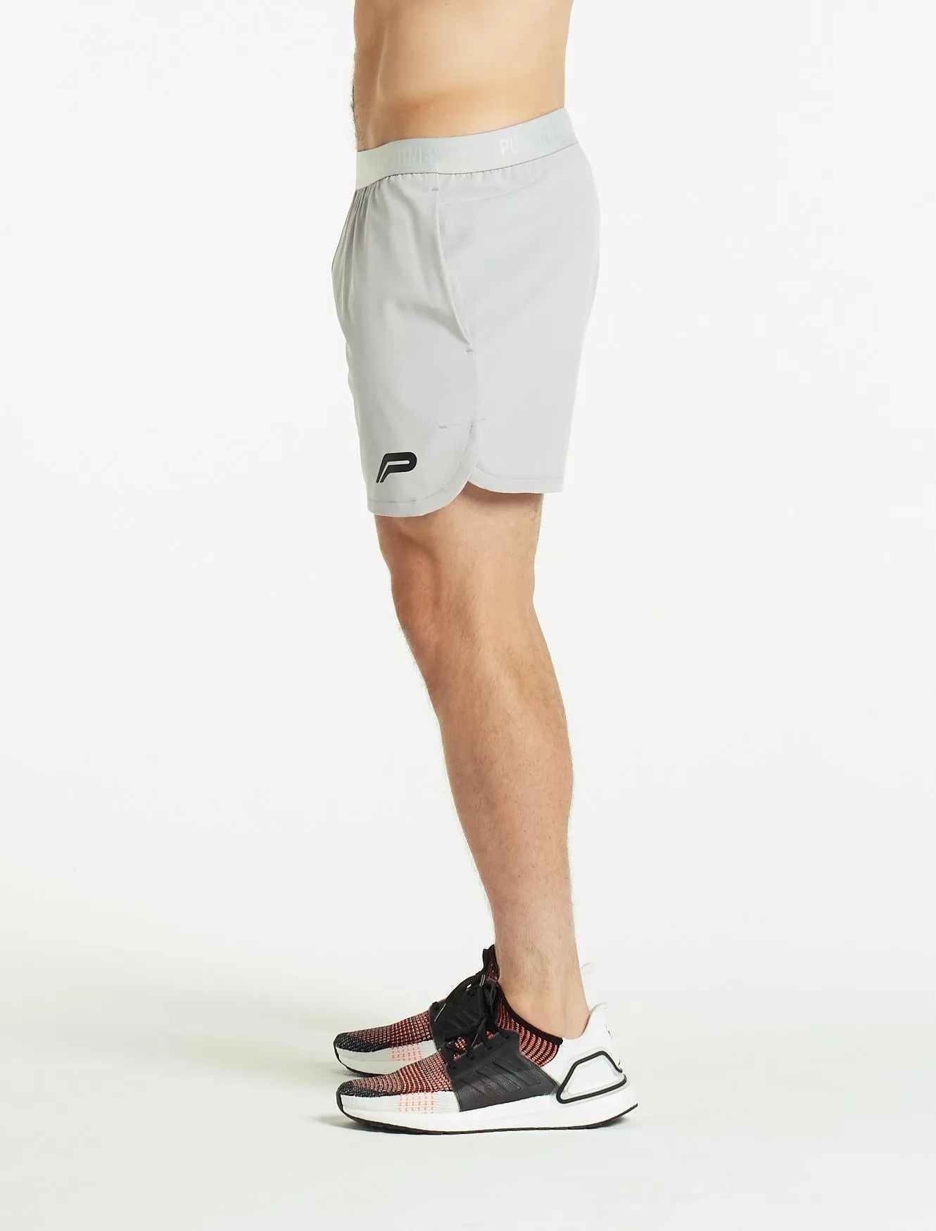 Performance Mid-Rise Shorts - Grey