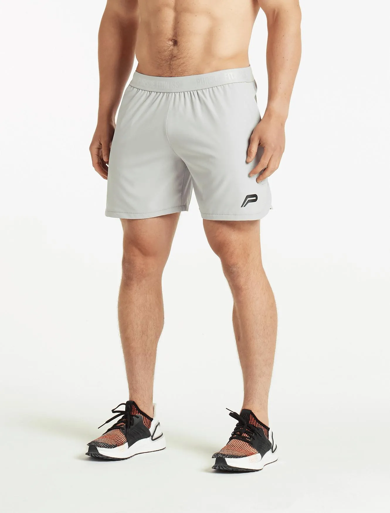 Performance Mid-Rise Shorts - Grey