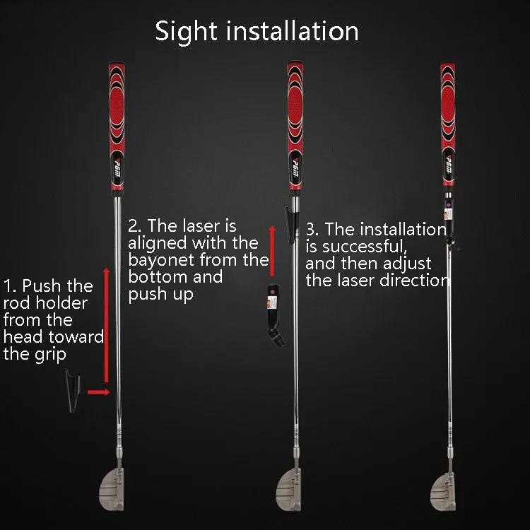 PGM Golf Putting Laser Pointer Indoor Teaching Linear Laser Putting Practice Aid